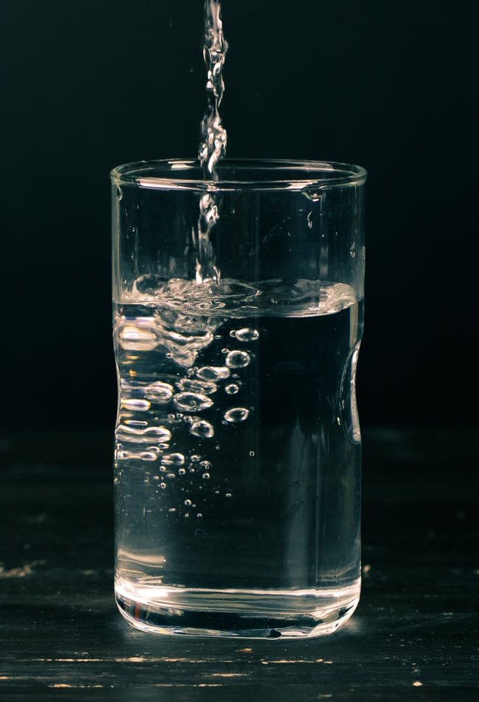 glass of water